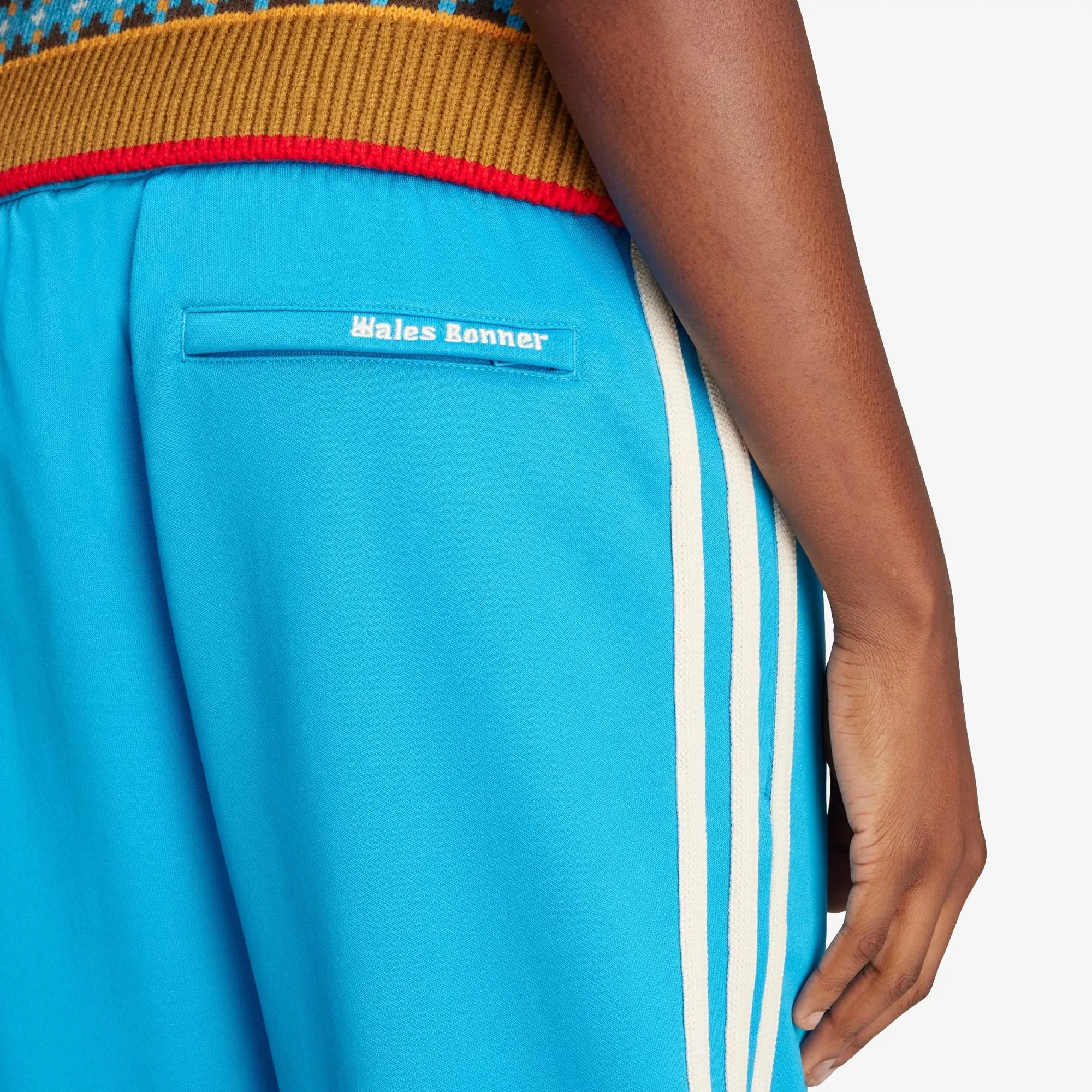 ADIDAS ORIGINALS | WMN'S WALES BONNER TRACK PANTS { SHOCK CYAN