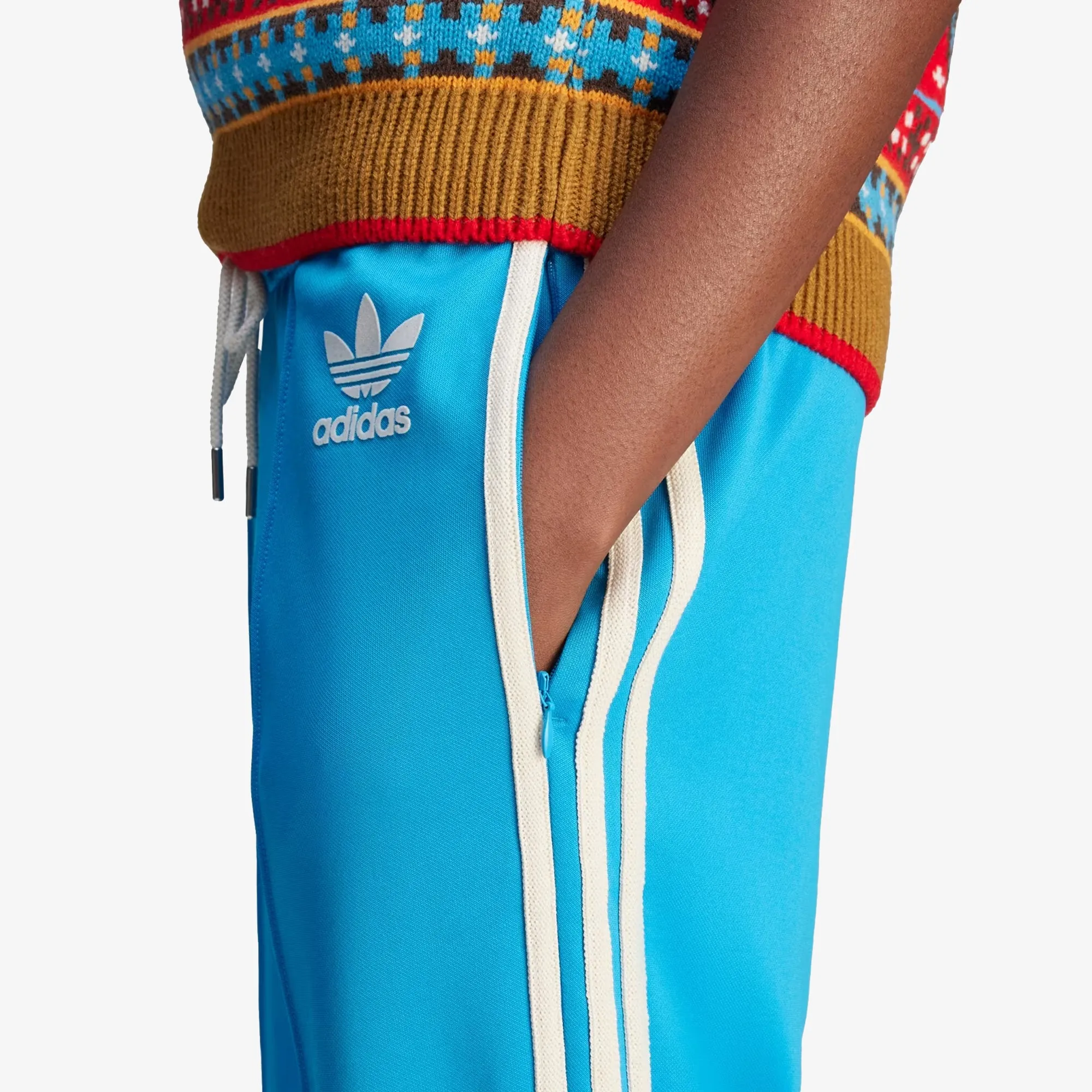 ADIDAS ORIGINALS | WMN'S WALES BONNER TRACK PANTS { SHOCK CYAN