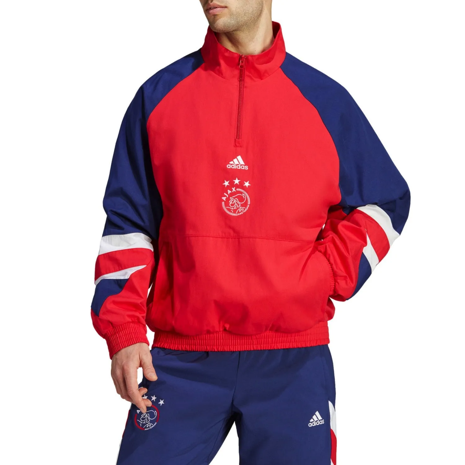 Ajax Amsterdam Icon fans presentation Soccer tracksuit 2023 - Adidas