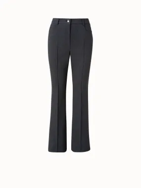 Bootcut Cotton Denim Stretch Pants