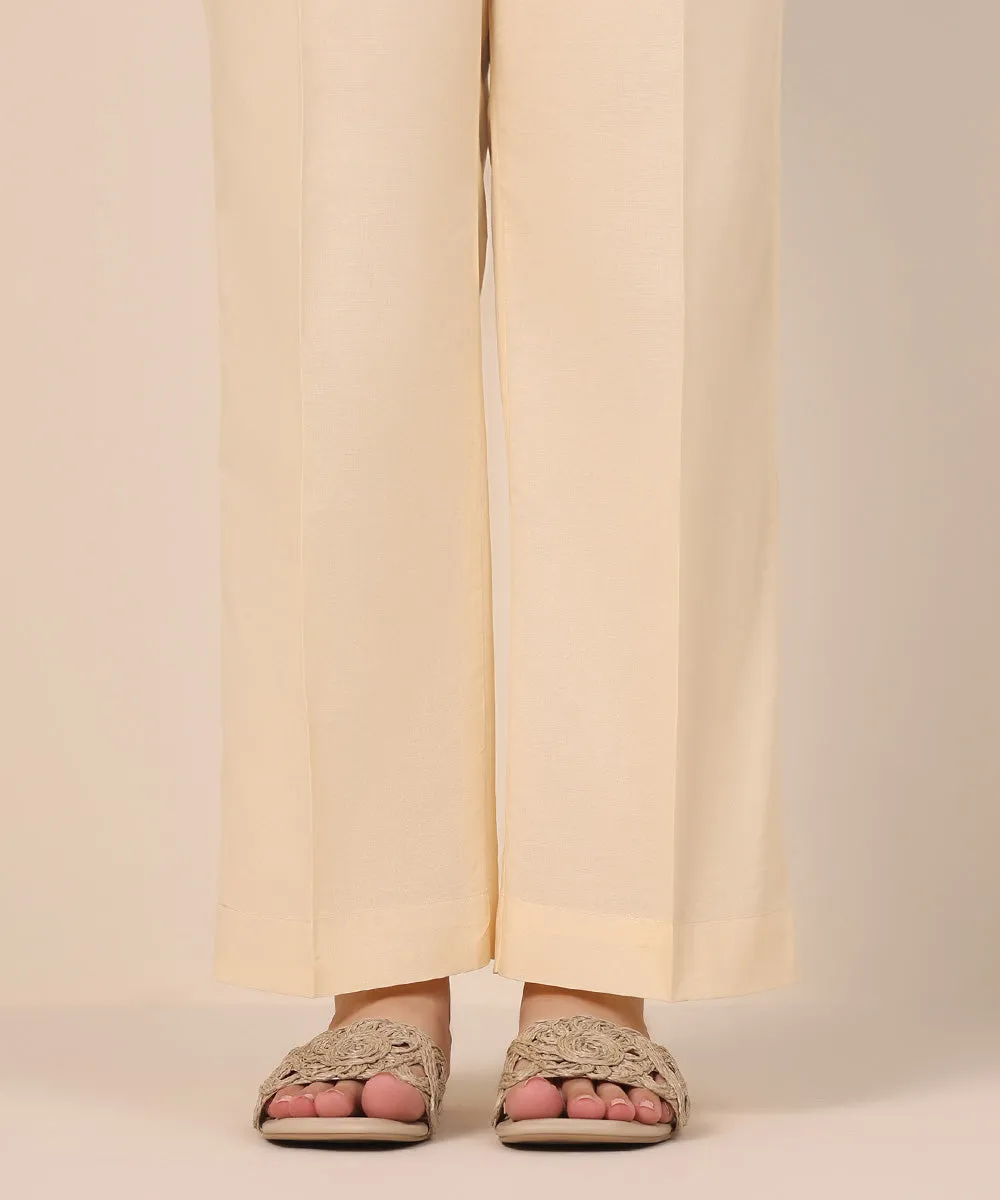 Cambric Straight Pants