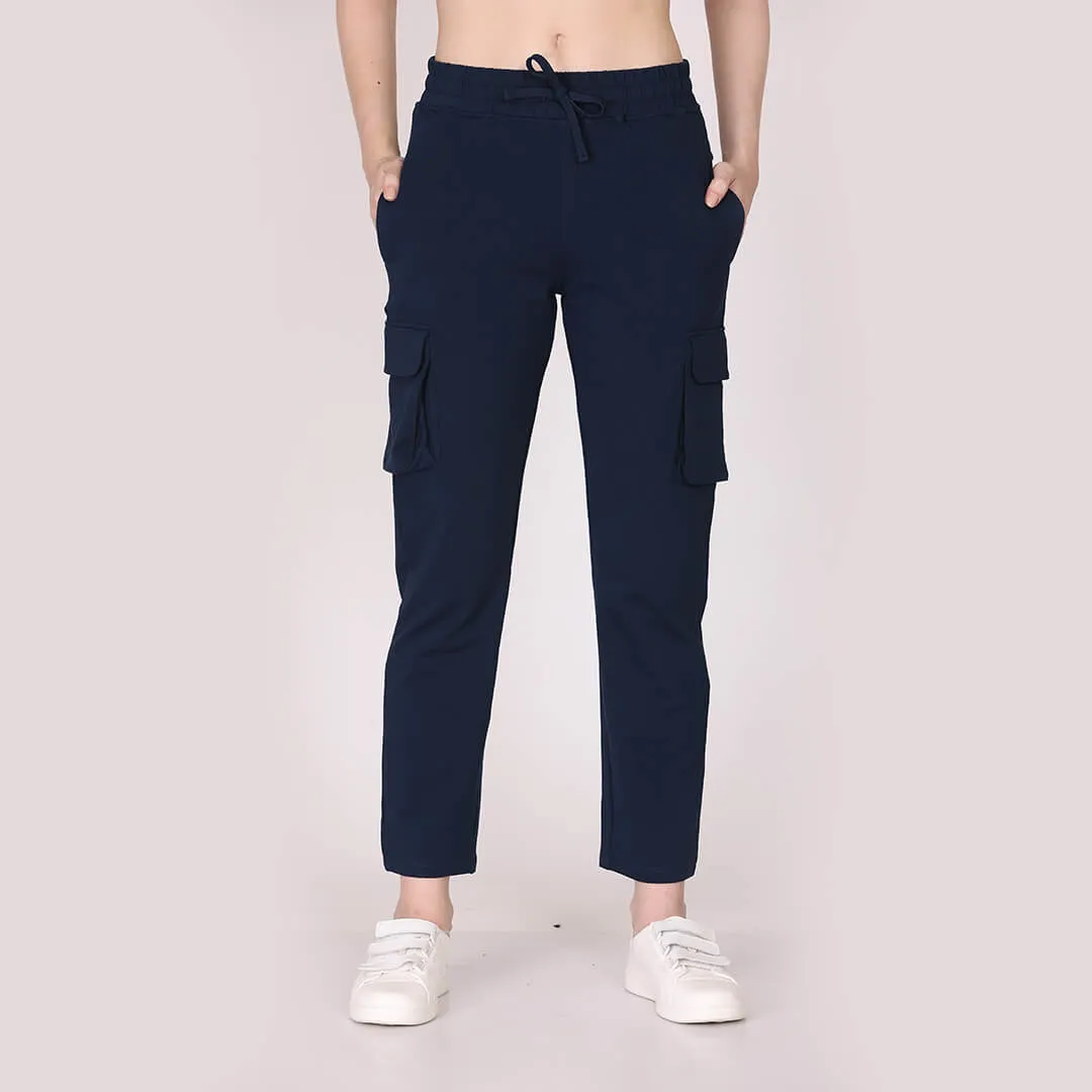 Cargo Pants - Berry Navy