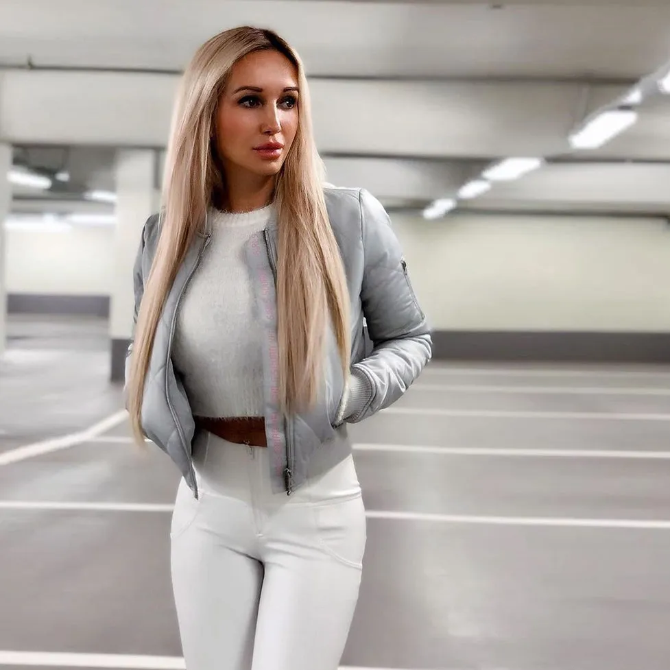 Cotton Fleece Faux Leather Pants