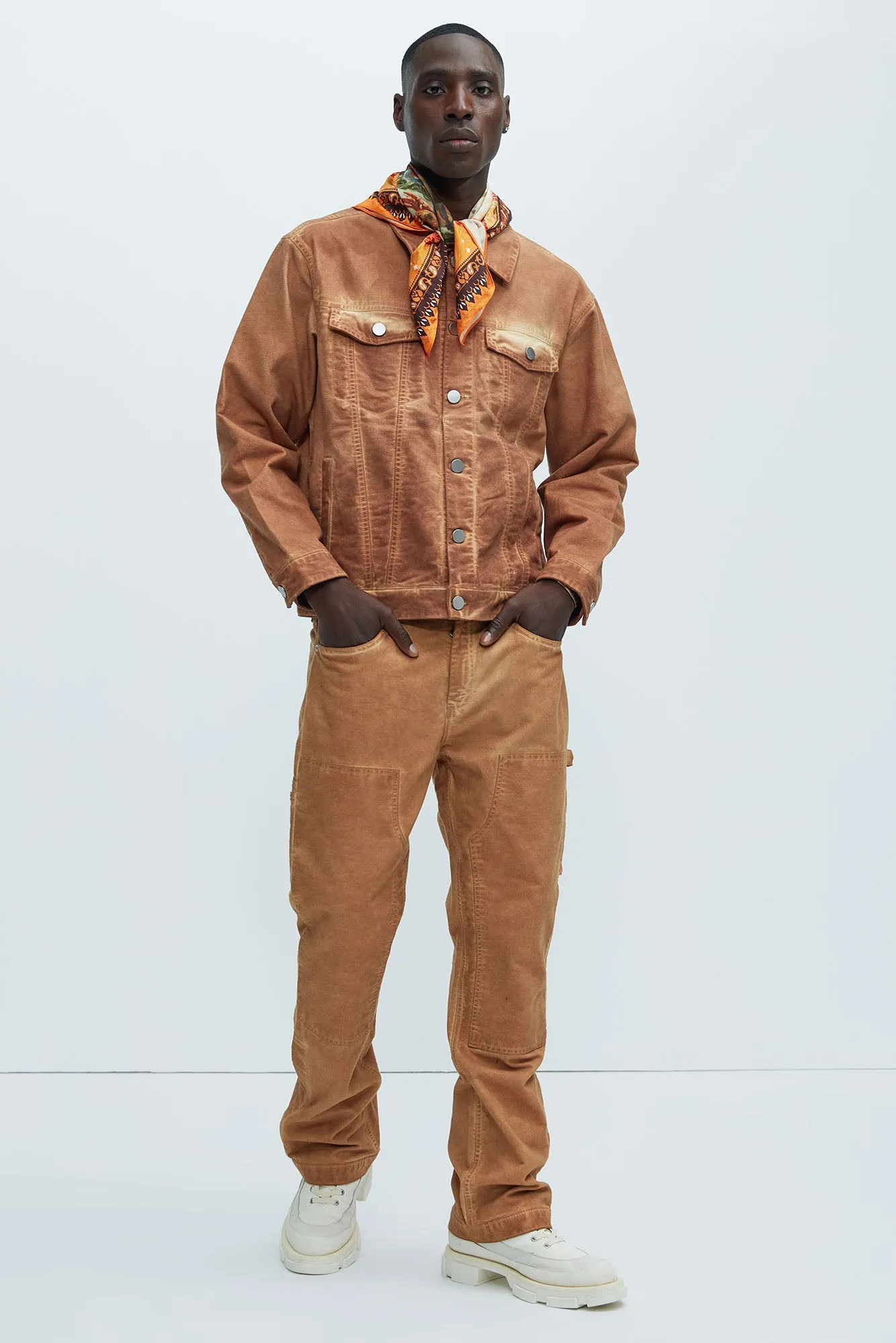 Deker Carpenter Flare Pants - Brown