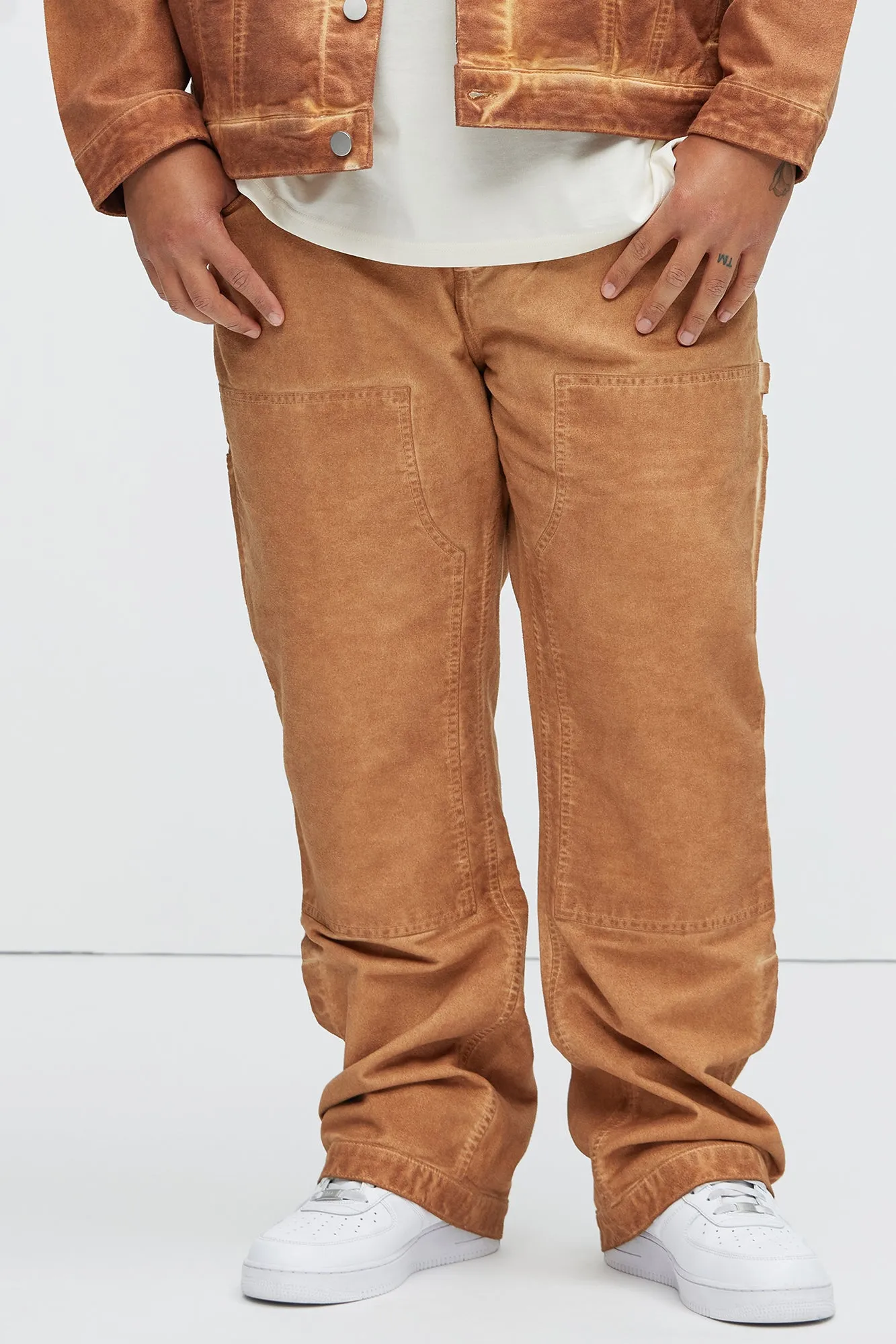 Deker Carpenter Flare Pants - Brown