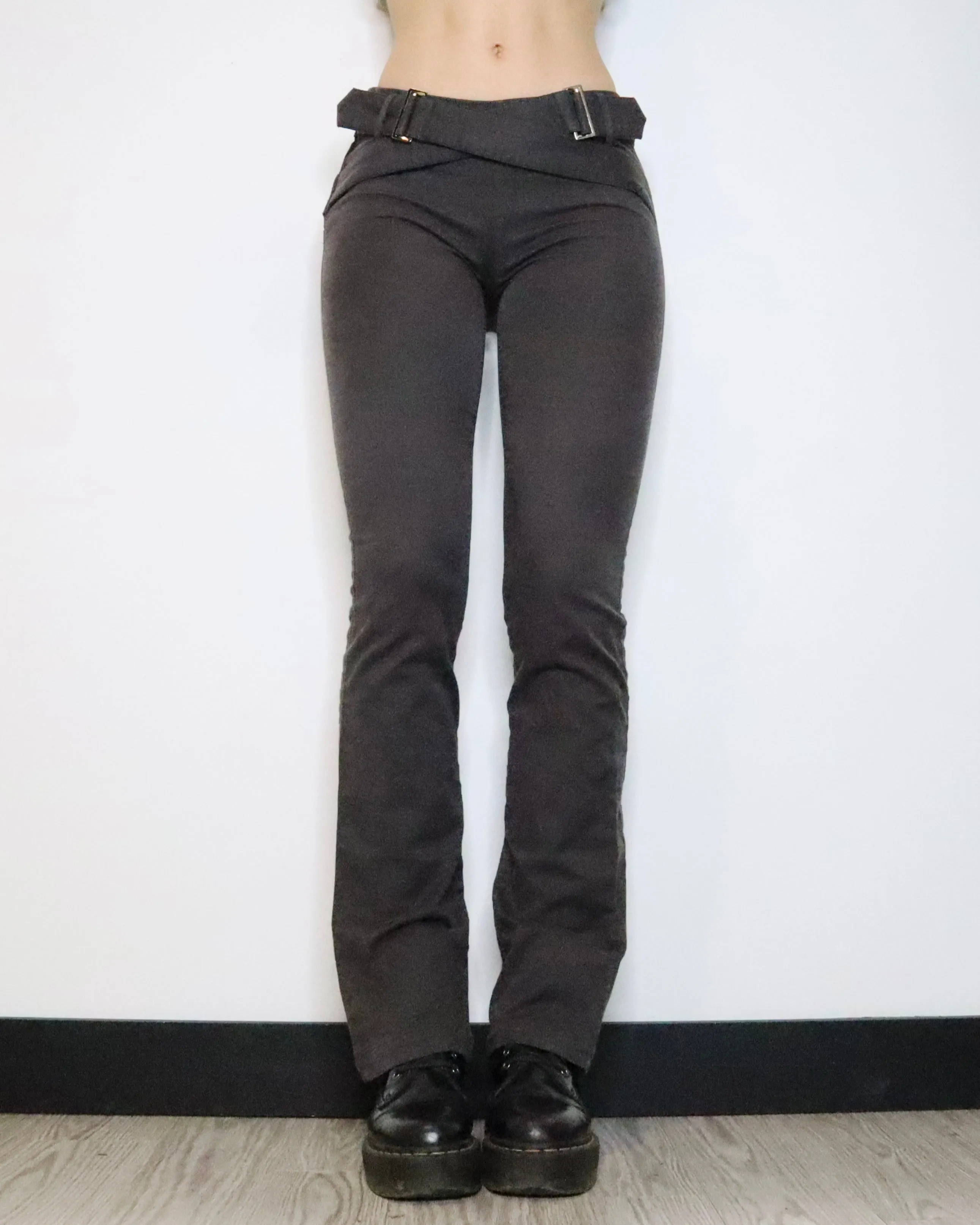 Gray Belted Pants (Small) 