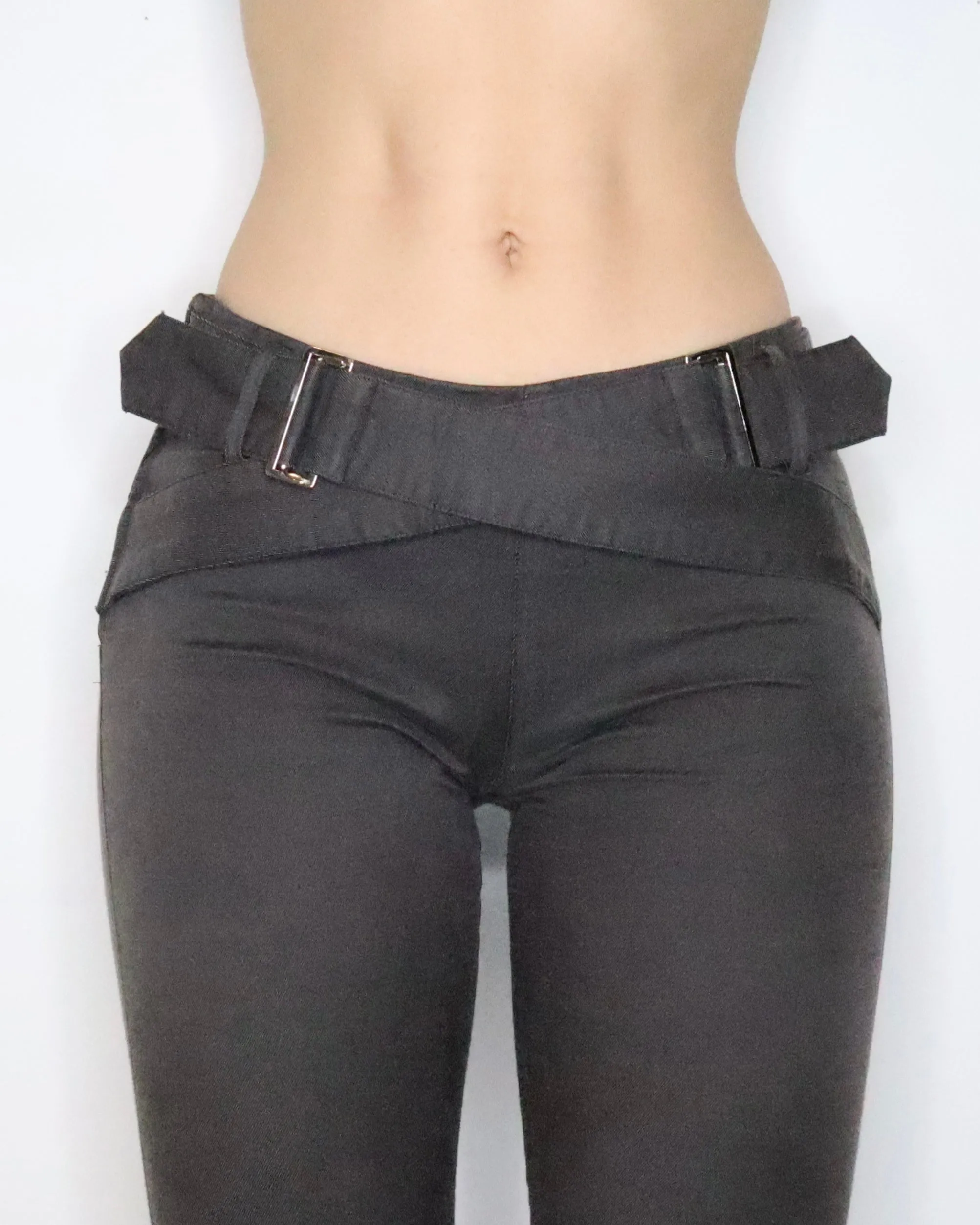 Gray Belted Pants (Small) 