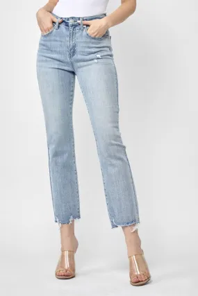 High Rise Straight Leg Jeans