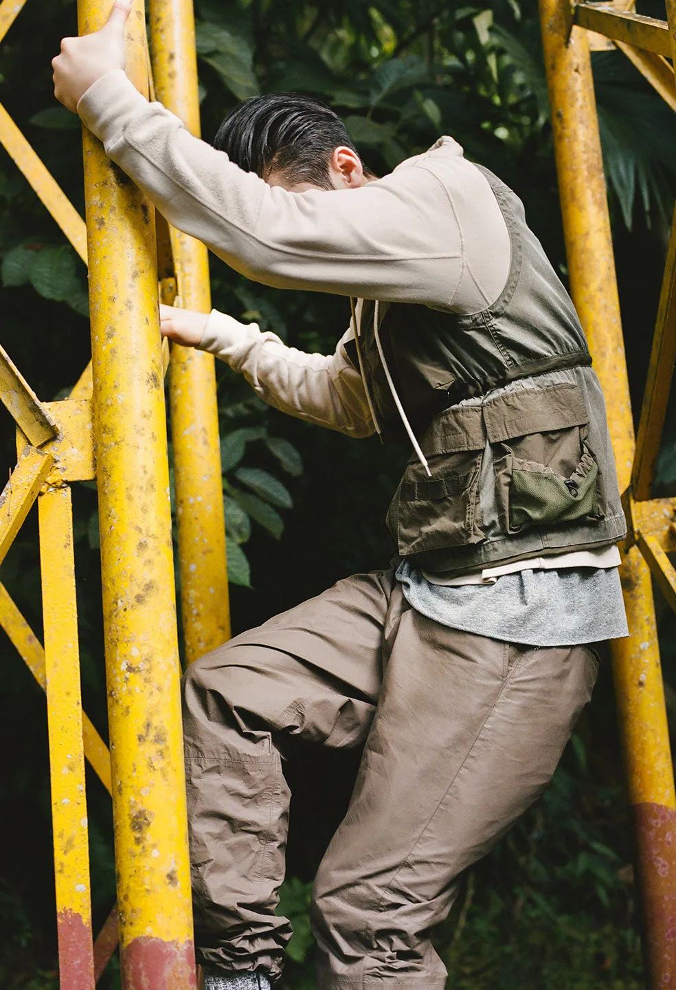 Leather Himalayan Pants / Taupe