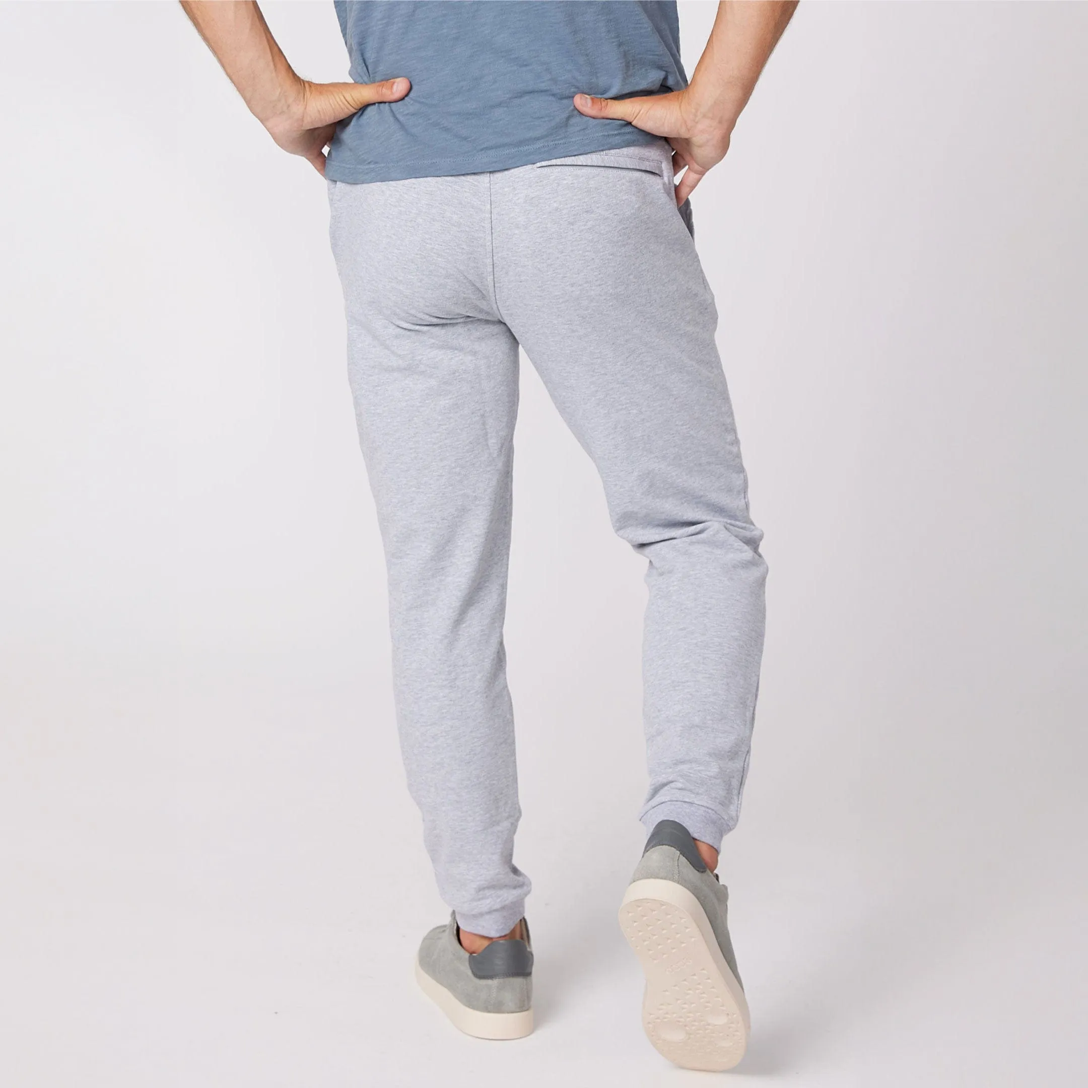 Light Grey French Terry Jogger