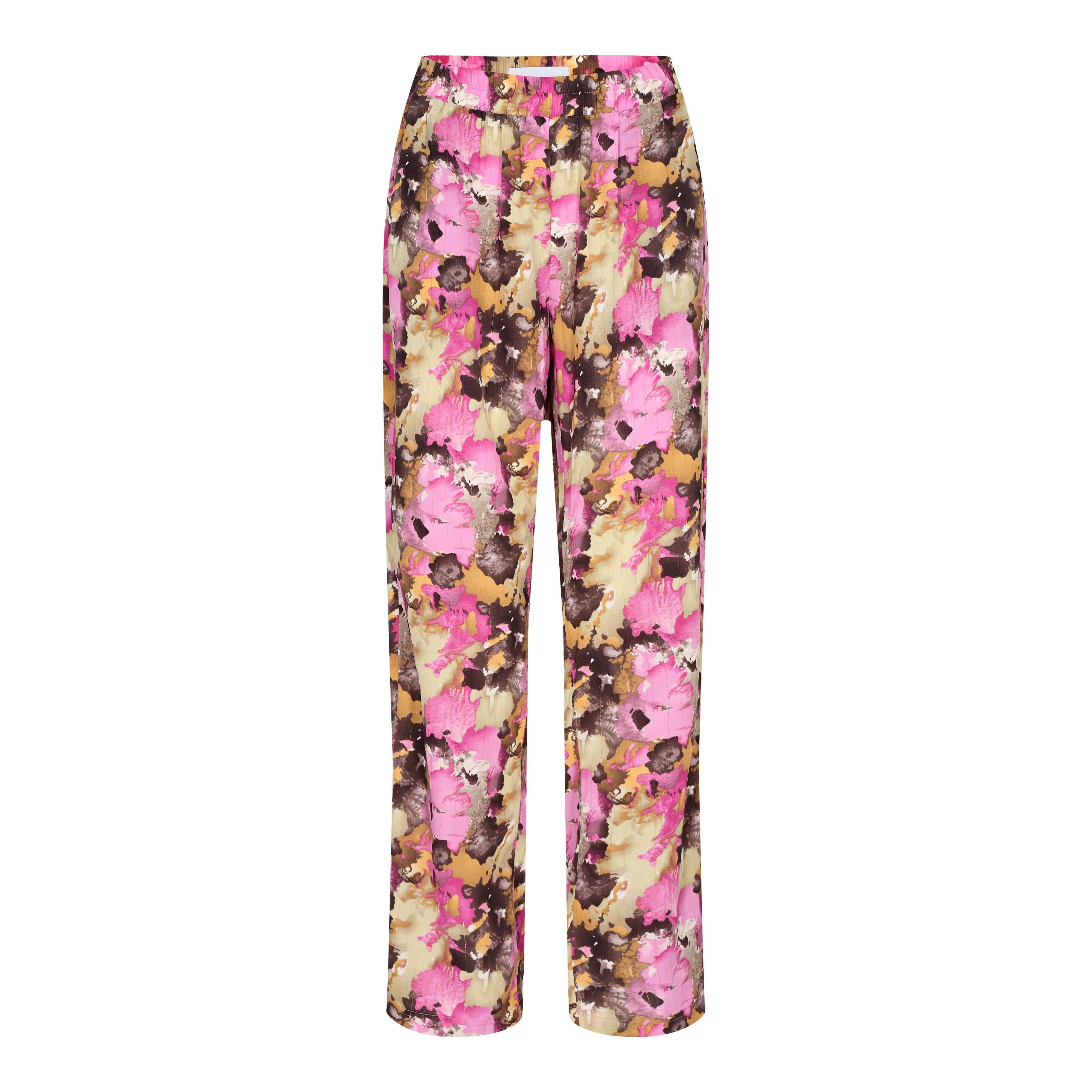 MAGGIE-PANTS - PINK CHOCO PRINT