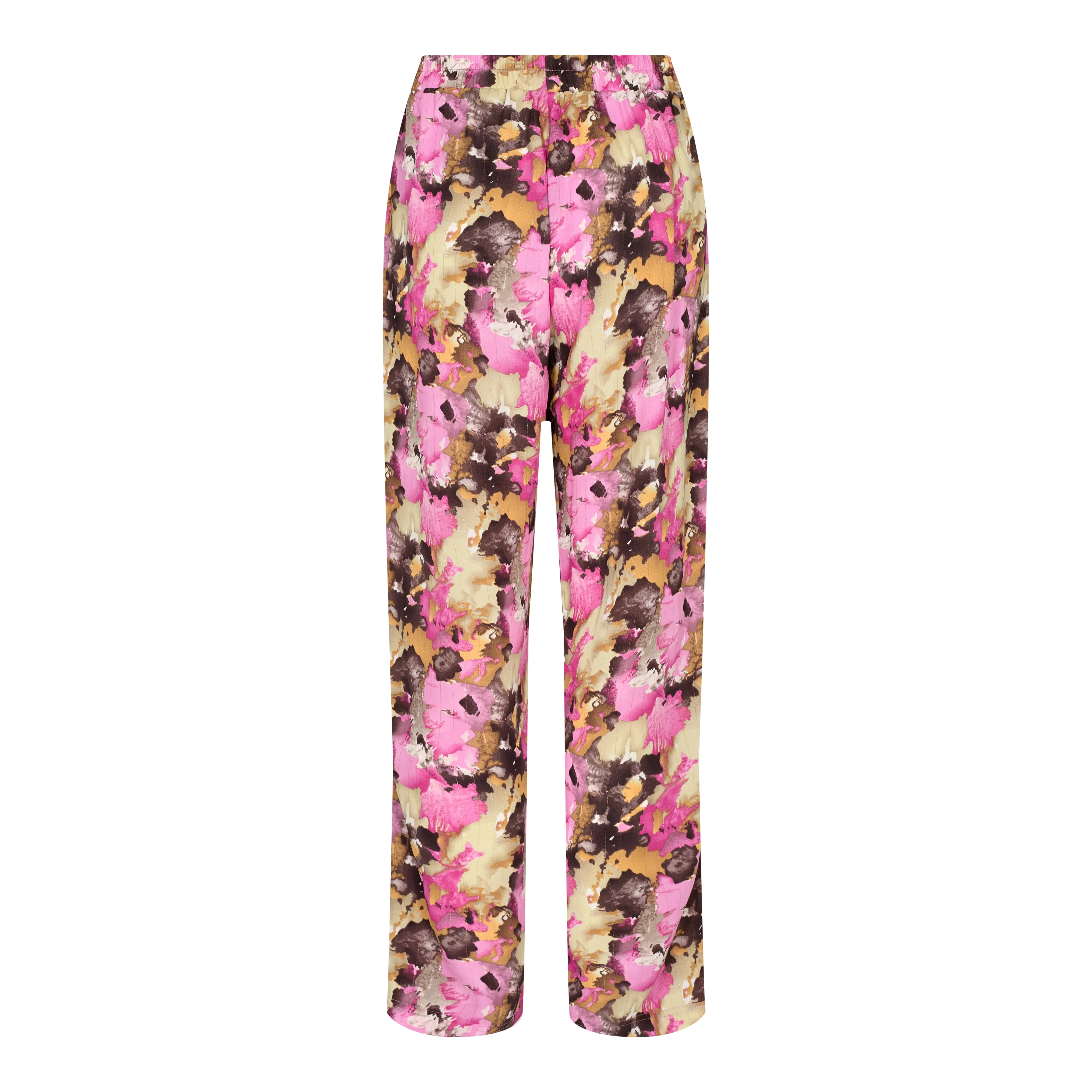 MAGGIE-PANTS - PINK CHOCO PRINT