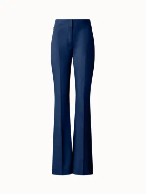 Slight Bootcut Cotton Poplin Pants