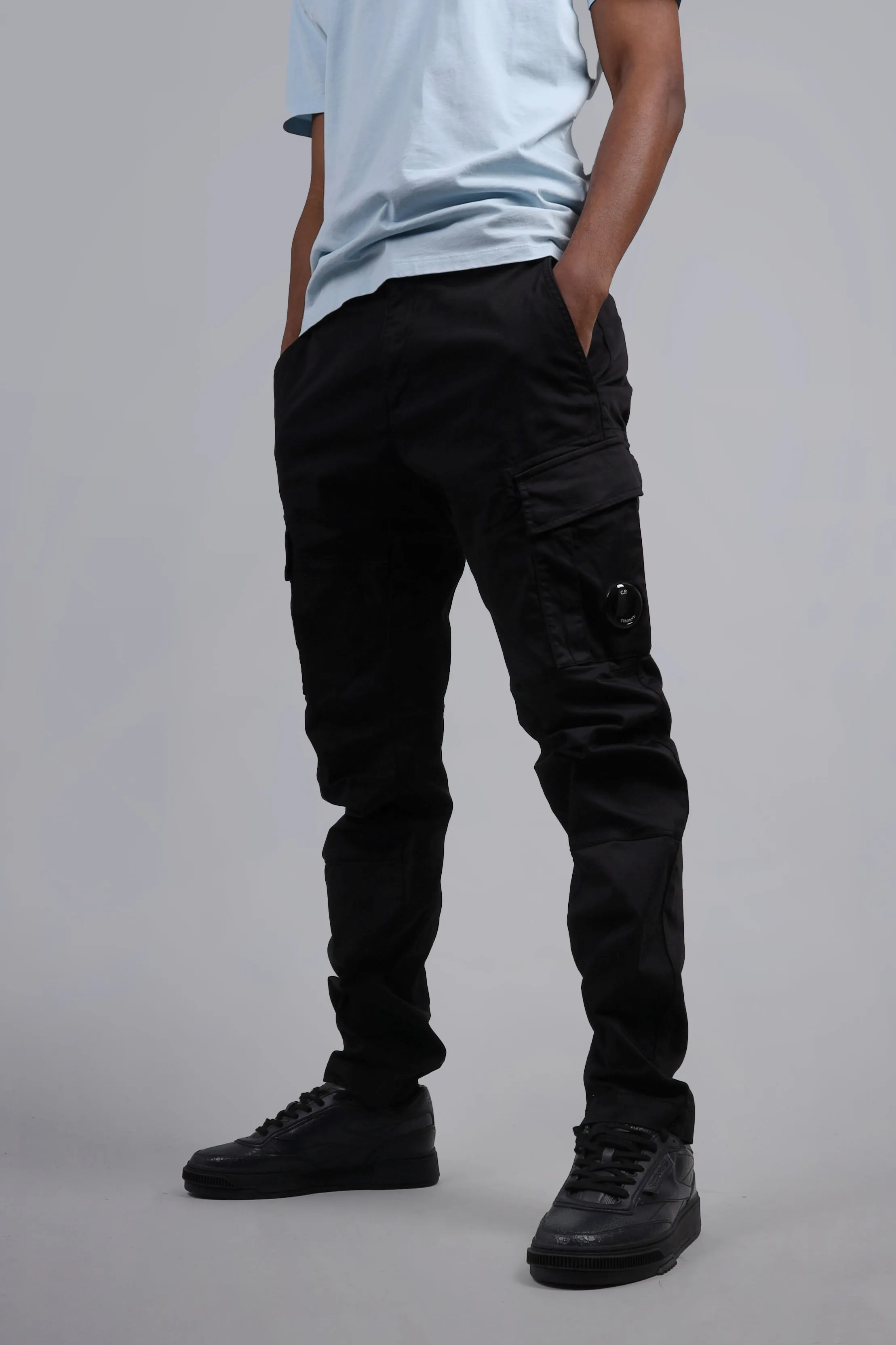 Stretch Sateen Lens Black