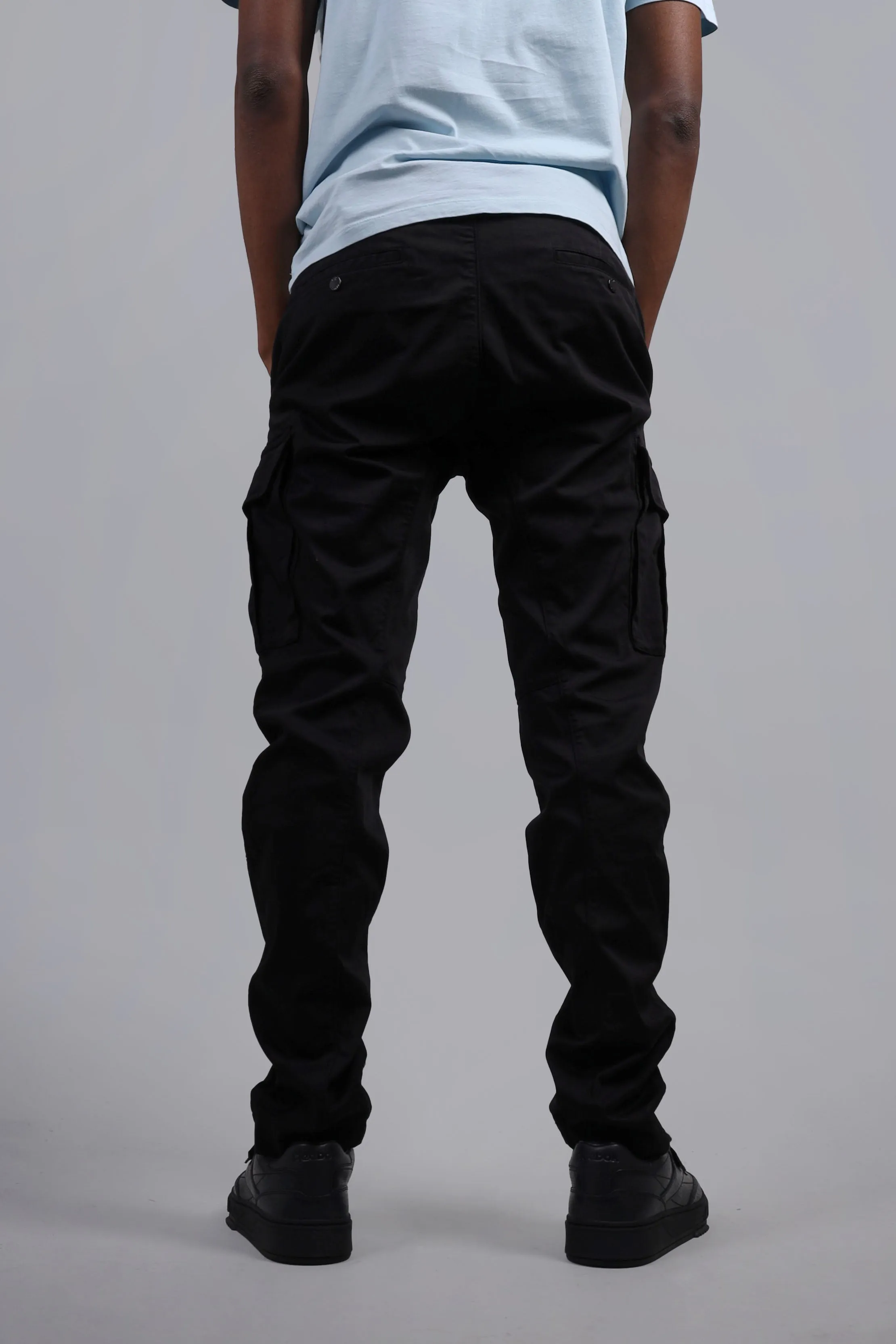 Stretch Sateen Lens Black