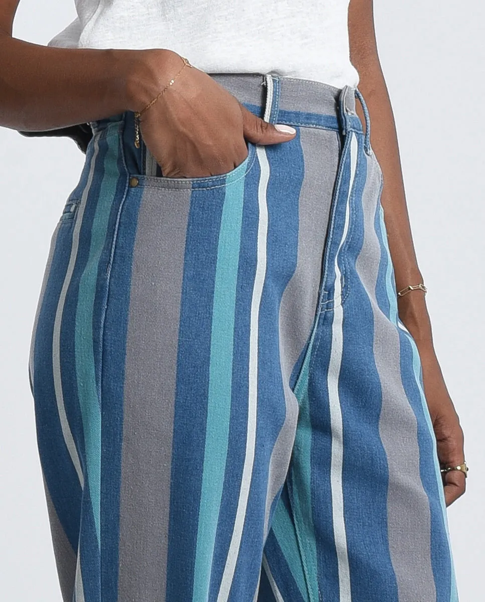 Stripe Denim Pants