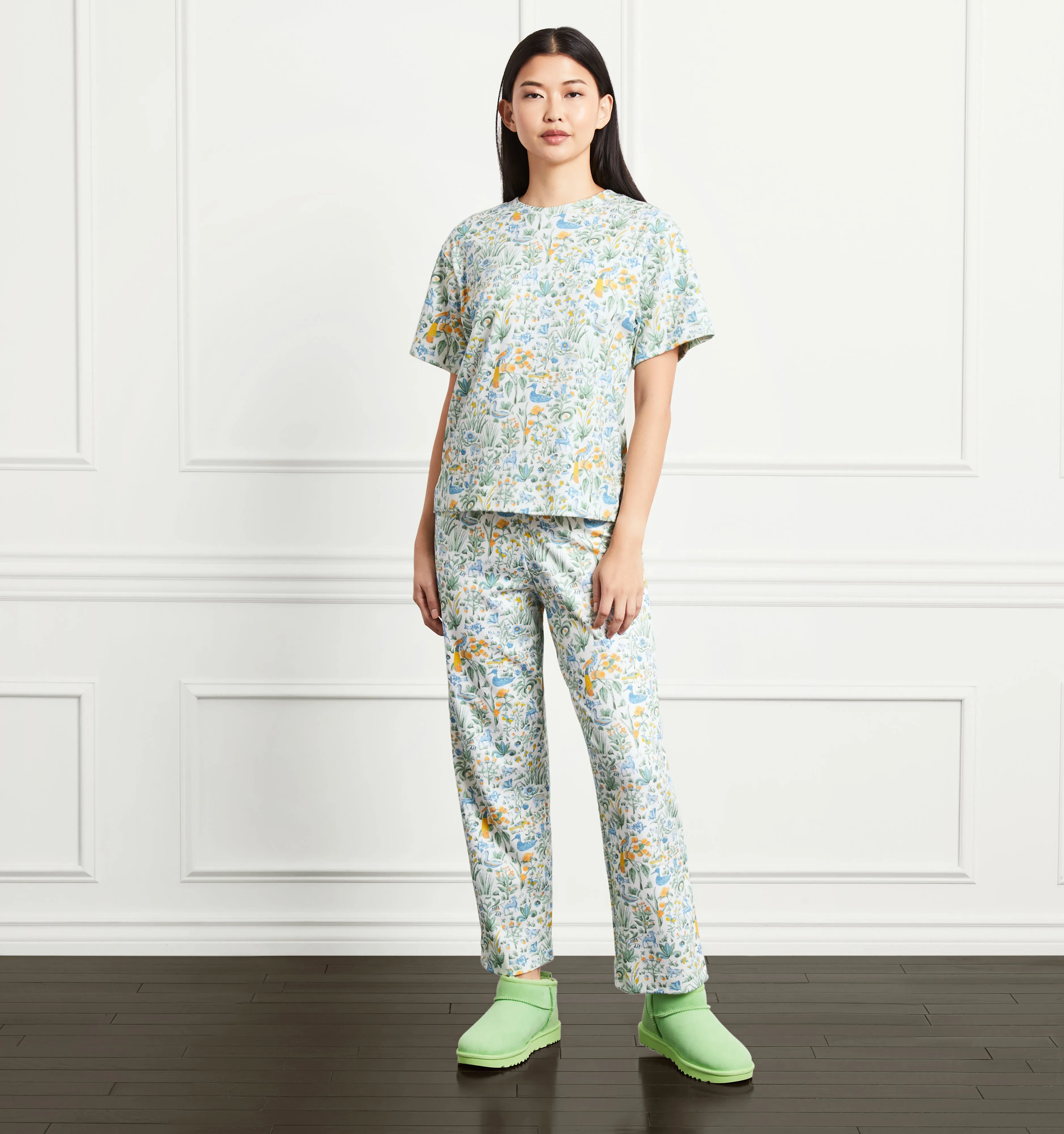 The Alice Sleep Pants - Multi Sherwood Forest