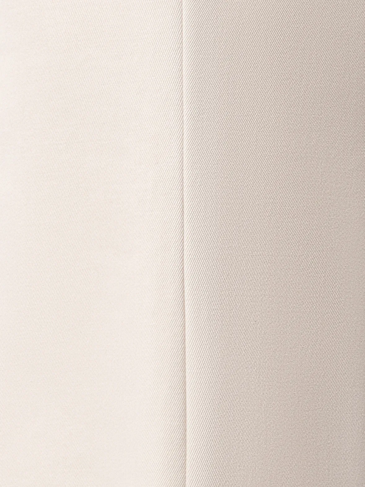 Wide Straight Cotton Wool Gabardine Pants
