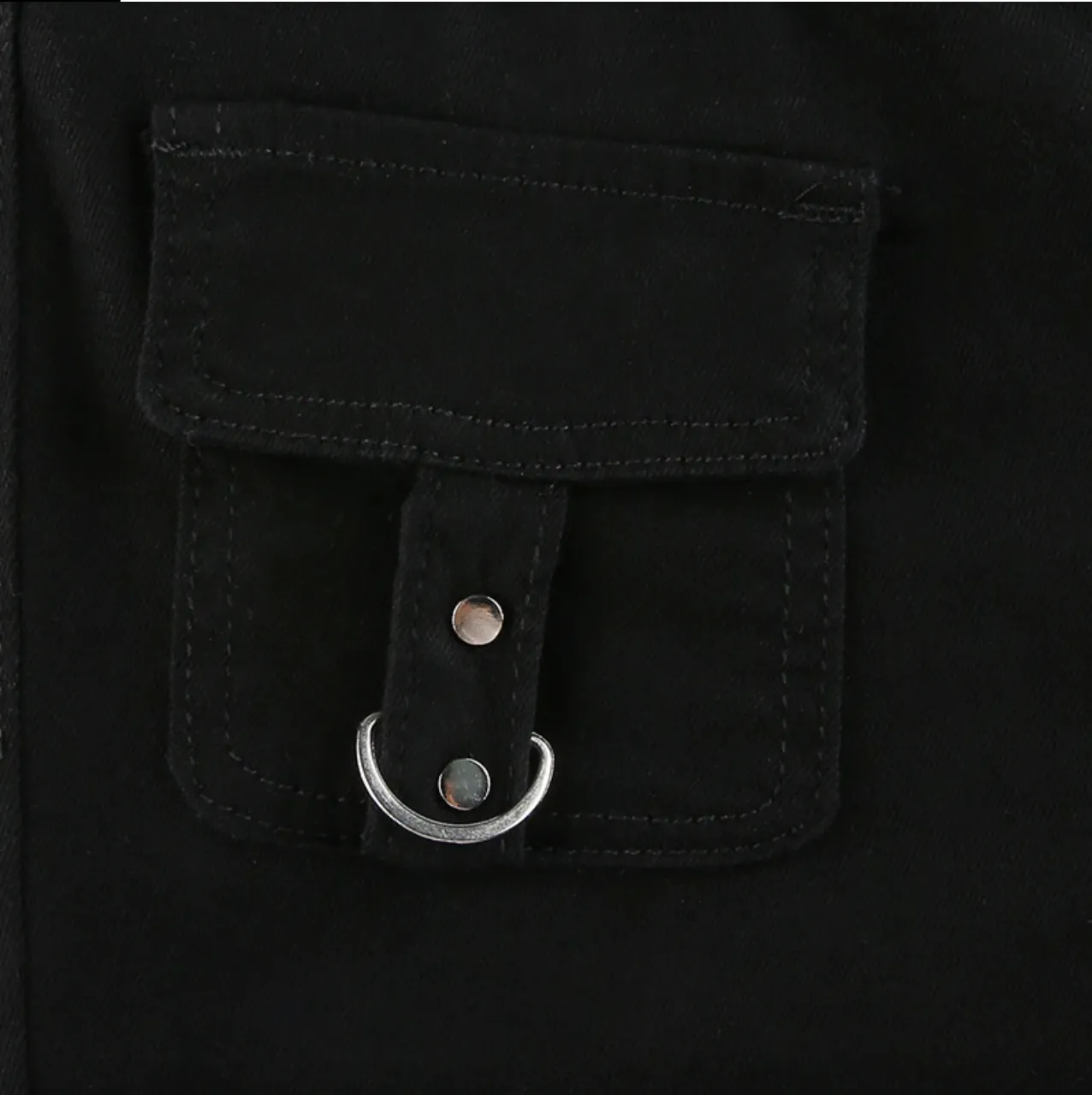 Women's Spring/Autumn Punk Gothic Low Waist Pants with Rivets