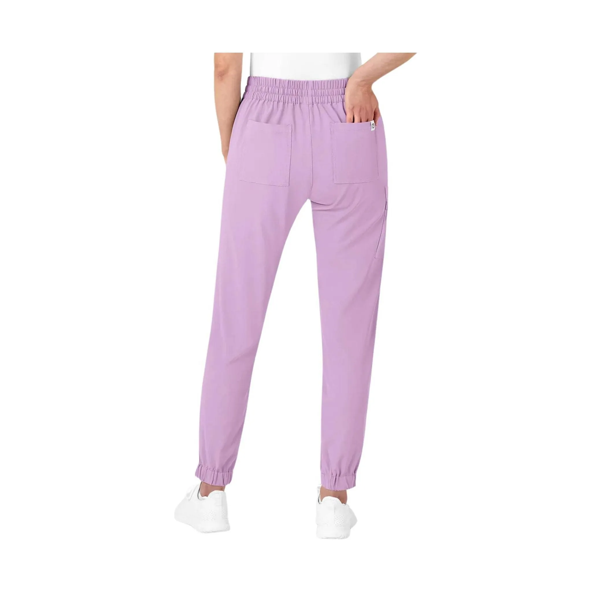 WonderWink Women's Jogger Scrub Pant - Violet Tulle