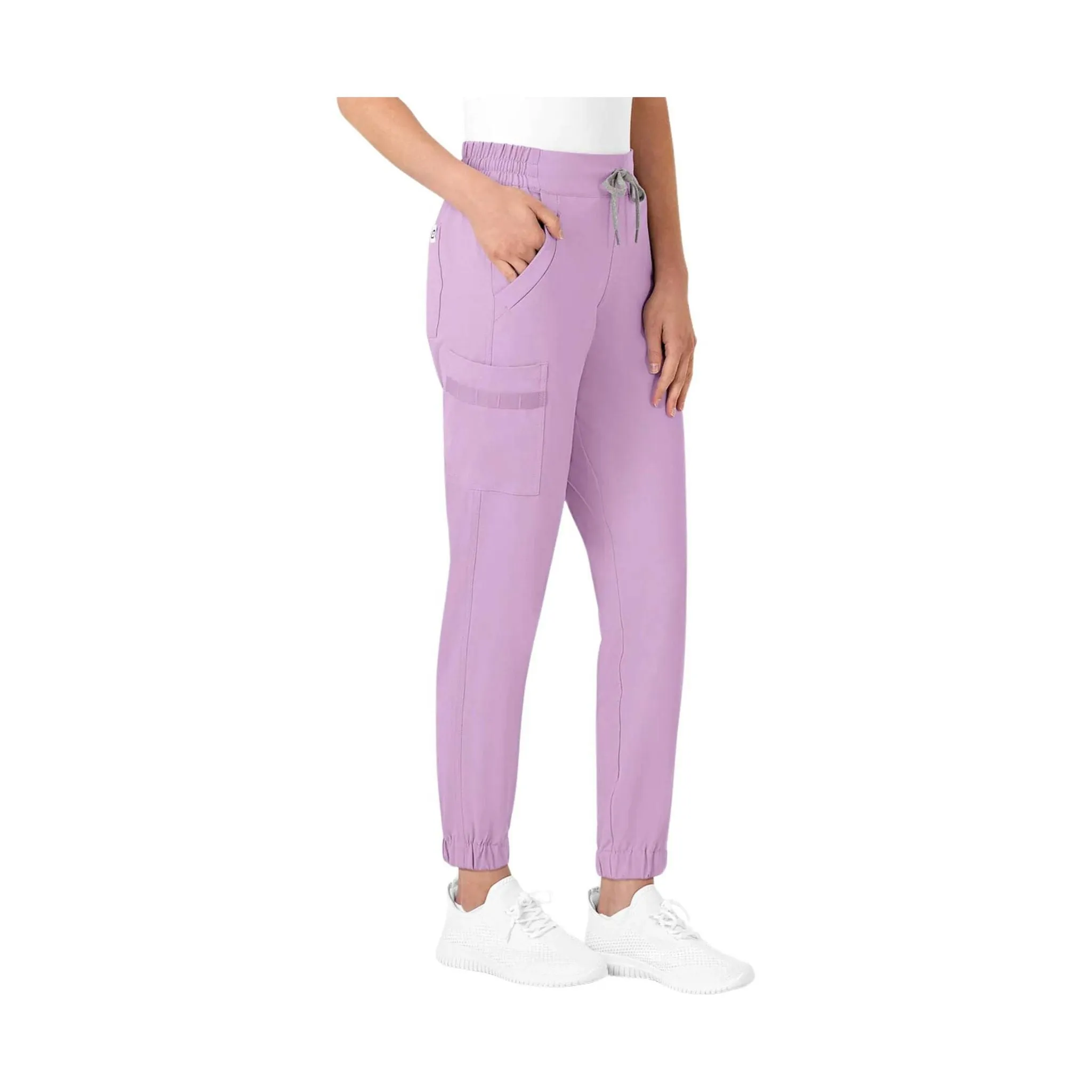 WonderWink Women's Jogger Scrub Pant - Violet Tulle